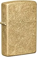 Zippo 49477 Regular Tumbled Brass Windproof Lighter