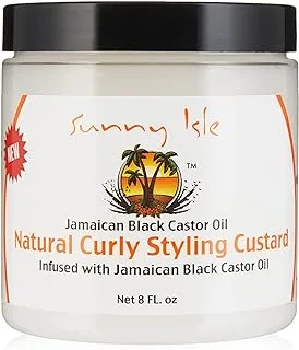 Sunny Isle Jamaican Black Castor Oil Natural Curly StylingCustard, 8Oz