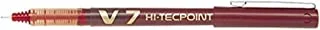 Pilot V7 Hi-Tecpoint Rollerball Pen, 0.7 mm Tip - Red