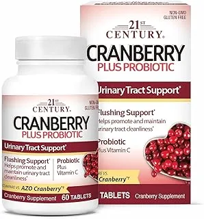 21st Century Cranberry + Probiotics 60 Tablets