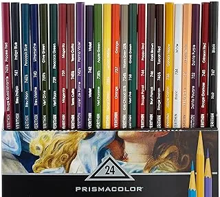 Prismacolor Premier Verithin Colored Pencils, 24 Pencils