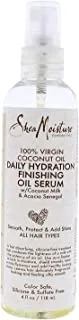 SHEA MOISTURE Virgin Coconut Oil Daily Hydration Finishing Serum For Unisex, 4 Oz.