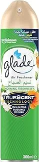 Glade Aerosol Morning Freshness Air Freshener, Refresh Every Room In Your Home, 300ml