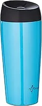 Penguen 0.4 L Double Wall Travel Mug - Blue and Black