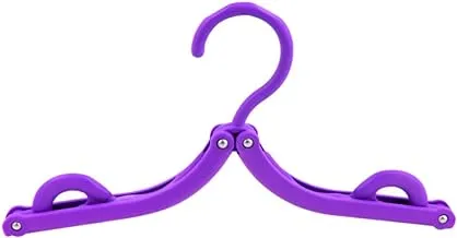 Amazing Ideas Foldable Cloth Hanger, Purple, Hf7064010208, One Size