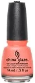 China Glaze Nail Lacquer With Hardeners - 14 Ml, More To Explore - Orange