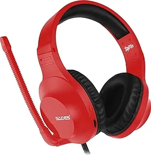 Sades Gaming Headset-Spirits (Sa-721) -Red