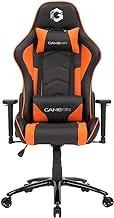 GAMEON Gaming Chair - Black/Orange, 3D, Backrest, Head Pillow, Lumbar