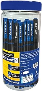 Classmate Octane Gel 25s Jar- 20 Blue Gel Pens + 5 Black Gel Pens