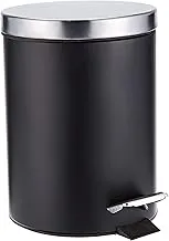 Harmony Pedal Bin, Black, W 40.4 X H 28.2 D 26.6 Cm, 12Liters, Stainless Steel