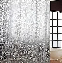 Kuber Industries 0.20Mm Pvc Ac Transparent Curtain In Coin 3D Design (Width-54 Inches X Height-84 Inches) 7 Feet (C0804)