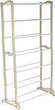 Feelings 7-Layer Metal Shoe Rack, Shoe Organizer, Shoe Rack Display, Multifunctional Storage with Free Standing Shoe Shelf , Shoes Cabinet, Shoe Tower Shelf - White