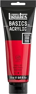 Liquitex BASICS Acrylic Paint, 250ml (8.5-oz) Tube, Pyrrole Red