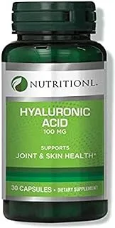 Nutritionl Hyaluronic Acid 100 Mg 30 Capsules