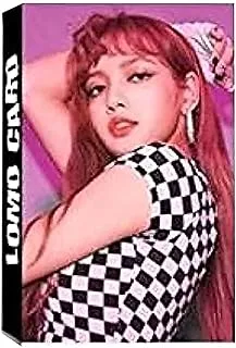 COOLBABY 30Pcs Kpop BLACKPINK Lisa Lomo Cards Collective Postcard Set