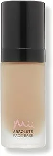 Mii Cosmetics UK. Hydrating & Moisturizing Skin Foundation. For Oily Dry Skin. Soft Matte Finish, Absolute 02