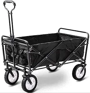 Coolbaby Heavy Duty Folding Truck متعددة الوظائف في الهواء الطلق عربة حديقة التخييم مع عجلات عالمية ومقابض قابلة للتعديل