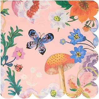 Meri Meri Nathalie Lete Flora Napkins 20 Pieces, Small