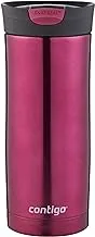 Contigo Huron Snapseal Travel Mug, Stainless Steel Thermal Mug, Vacuum Flask, Leakproof Tumbler, Coffee Mug with BPA Free Easy-Clean Lid, 470 ml