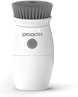 فرشاة تنظيف الوجه بالفحم من Proactiv - مقشر Spin BrUSh ومنظف للوجه بشعيرات مغطاة بالفحم لتنظيف البشرة بعمق - مقاومة للماء