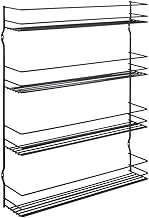 Metaltex Pepito 4 Lava Spice Rack 4 Tiers Black, 36X8X45