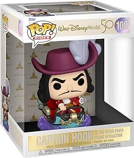 Funko Pop! Ride: WDW50- Captain Hook on Peter Pan Flight - Disney World 50th Anniversary - Collectable Vinyl Figure - Gift Idea - Official Merchandise - Toys for Kids & Adults - Movies Fans