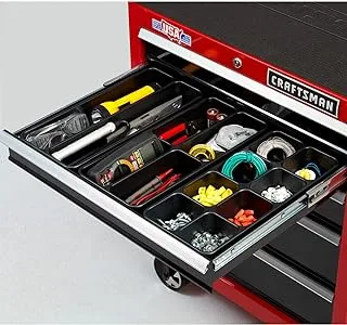 CRAFTSMAN Tool Organizer, 3-Piece 14-Compartment Drawer Set (CMST98018)