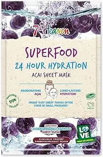 7Th Heaven Superfood 24Hr Hydration Acai قناع ورقي