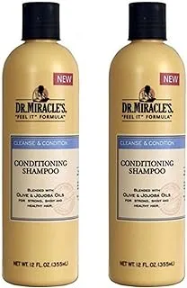 Dr.miracle Dr. Miracles Cleanse & Condition Shampoo 12oz (2 Pack)