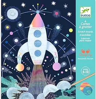 Djeco Cosmic Mission Scratch Cards