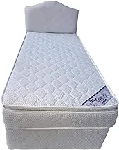 Deep Sleep Devan Bed with Headboard with Spring Pillow Top Mattress 120X190 cm