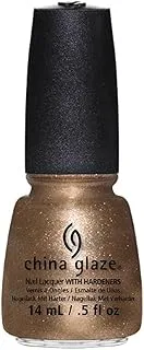 China Glaze Nail Lacquer, Goldie but Goodie, 0.5 Fluid Ounce