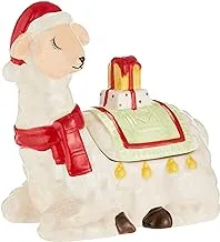 Harmony Xmas Ceramic Lama Cookie Jar19.3*10*18cm