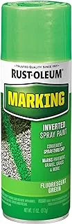 RUSt-OlEUm 1989830 11-Ounce Specialty Spray Marking, Fluorescent Green