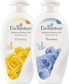 Enchanteur Shower Gel, Charming & Vivacious, 2 X 250 ml