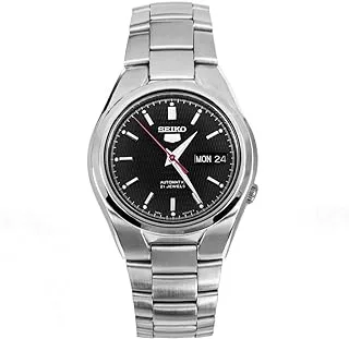 Seiko Men's Automatic Watch with Analogue Display and Silver Stainless Steel Bracelet