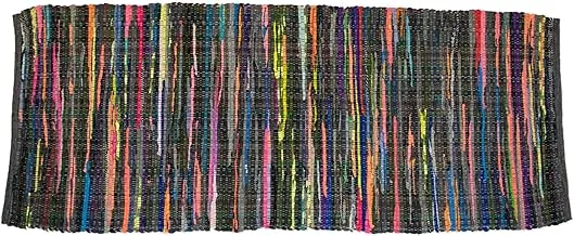 Dii Chindi Home Collection Handwoven Multicolor Area Rag Run, 2X6