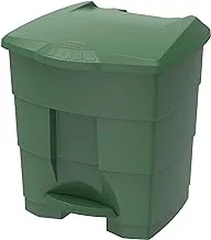 Cosmoplast 30L Step on Waste Bin with Pedal, Hunter Green