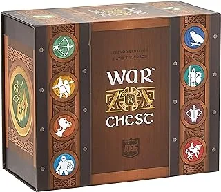 AEG War Chest - Strategy Board Game, Chess Like Challenge, Abstract, Easy To Learn, 2 To 4 Players, 30 Minute Play Time, For Ages 14 And Up, Alderac Entertainment Group ( ), One Size