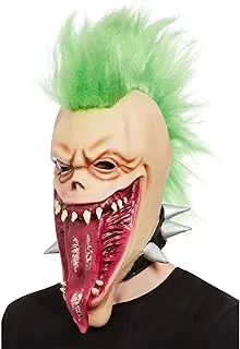 Smiffys Punk Skull Overhead Mask من اللاتكس