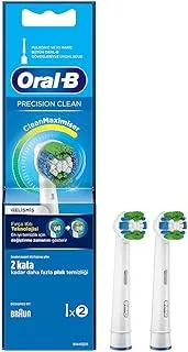 Title: Oral B Precision Clean Replacement Brush Head, Pack of 2, EB-20-2, Compatible with Vitality, Pro, Smart & Genius Toothbrushes.