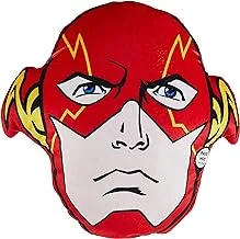 Warner Bros Flash Head Shaped Light Up Cushion -Height 40 cm, Width Will Be Proportional