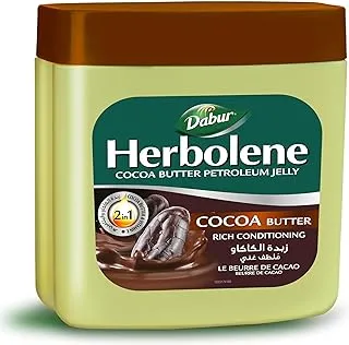 Dabur Herbolene Cocoa Butter Petroleum Jelly Enriched With Cocoa Butter And Vitamin E For Dry And Rough Skin - 225 ml