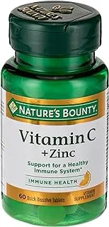 Nature's Bounty Quick Dissolve Vitamin C + Zinc