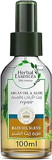 Herbal Essences Argan Oil & Aloe Vera Hair Blend for Repair and Dry Hair, 100 mL