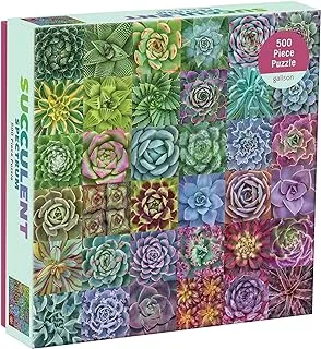 Succulent Spectrum 500 Piece Puzzle