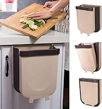 Hanging Kitchen Trash Can, Kitchen Counter Trash Can Collapsible Mini Garbage Bin for Cabinet/Car/Bedroom/Bathroom