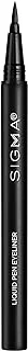 Sigma Beauty MATTE liquid Pen EyeLiner, smooth vegan formula, Comfortable long-lasting wear, water & smudge-proof makeup, Black Wicked.