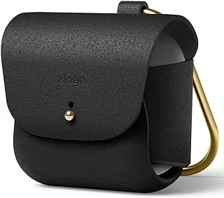 Elago Airpods 3 Leather Case - Black