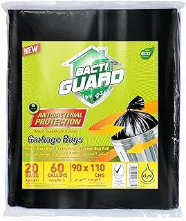 Bacti Guard Garbage Bags 90X110Cm 20'S